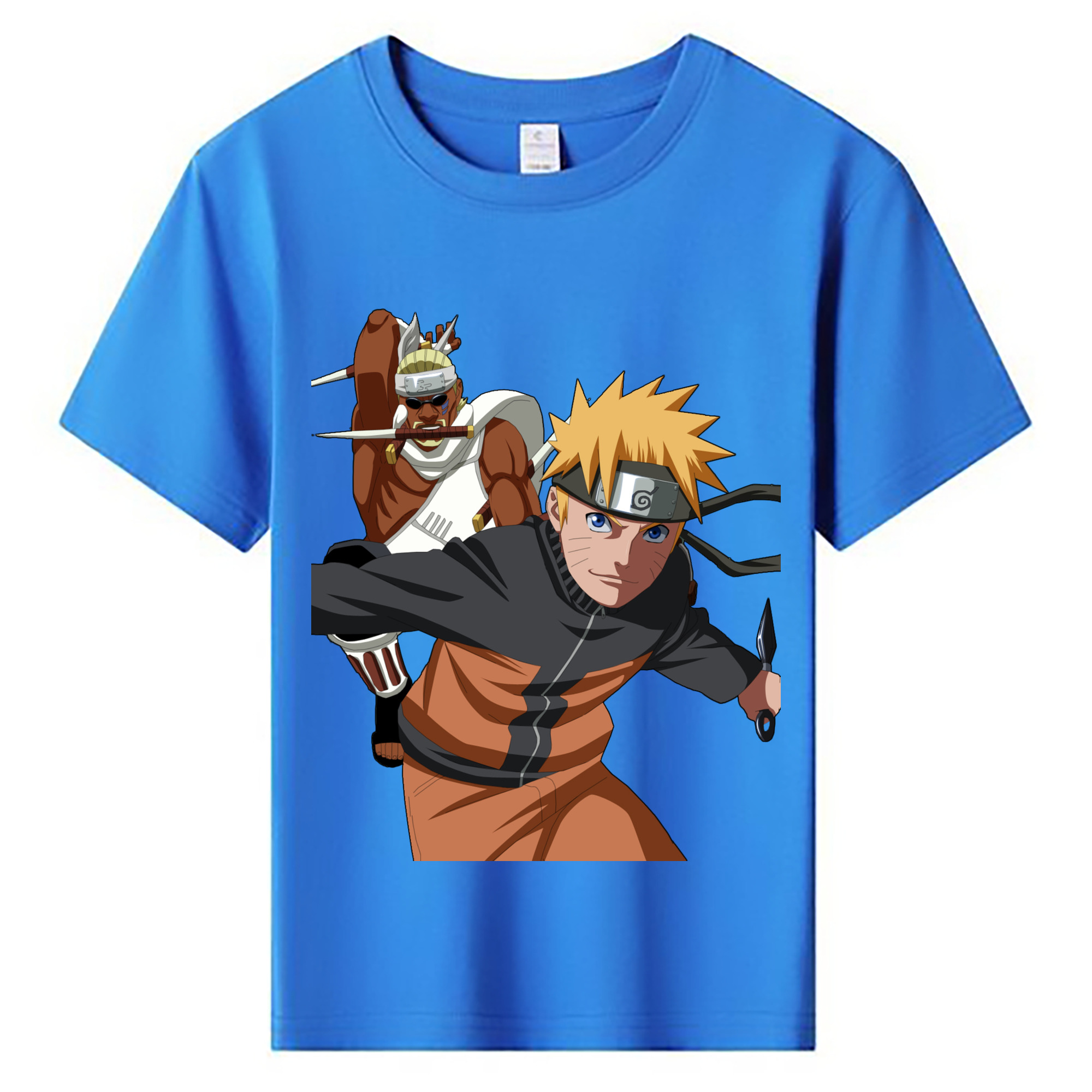 （画像用） NARUTO -ナルト- うずまき ナルト Uzumaki Naruto 綿100％キッズTシャツ（フロントプリント）